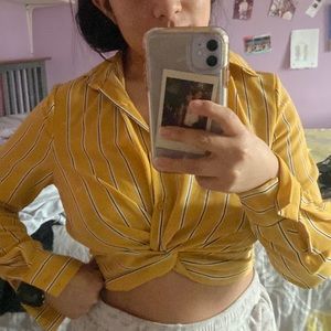 Yellow blouse